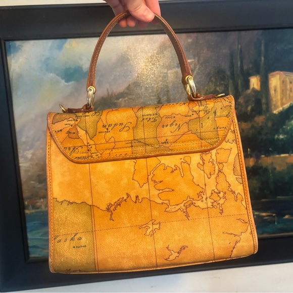 Alviero Martini 1A Classe Geo Classic Handbag Authentic With COA - Picture 17 of 17